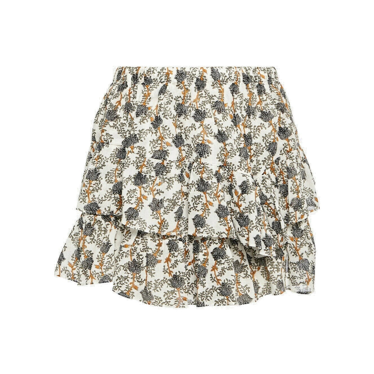 Isabel Marant Etoile "Jocadia" Printed Cotton Shorts in White Print, size 36 (fits size 2)