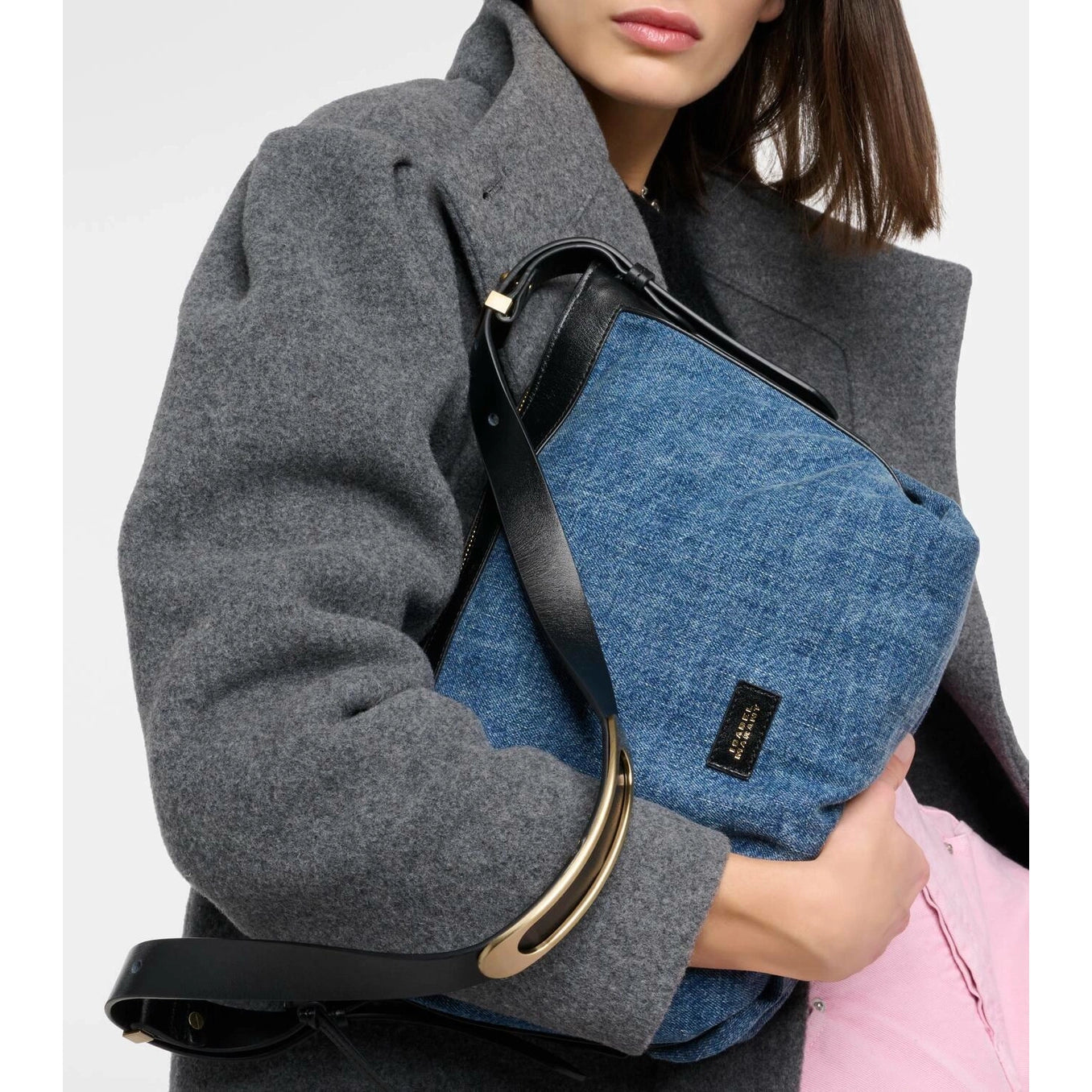 Isabel Marant Blue "Leyden" Denim Bag