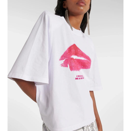 Isabel Marant "Ben" Tee Shirt in White, size Small