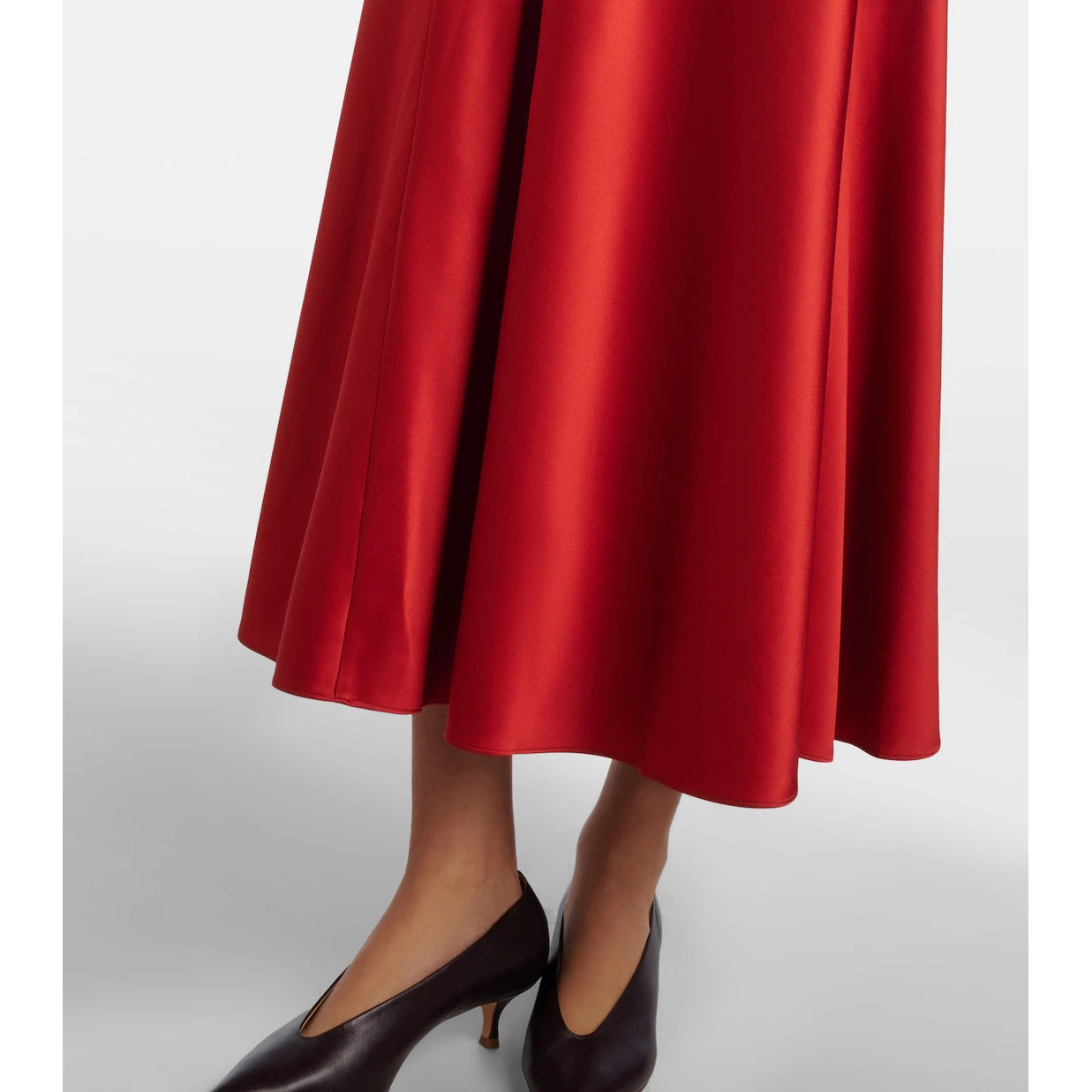 Veronica Beard "Ezri" Satin Dress in Red, size 6