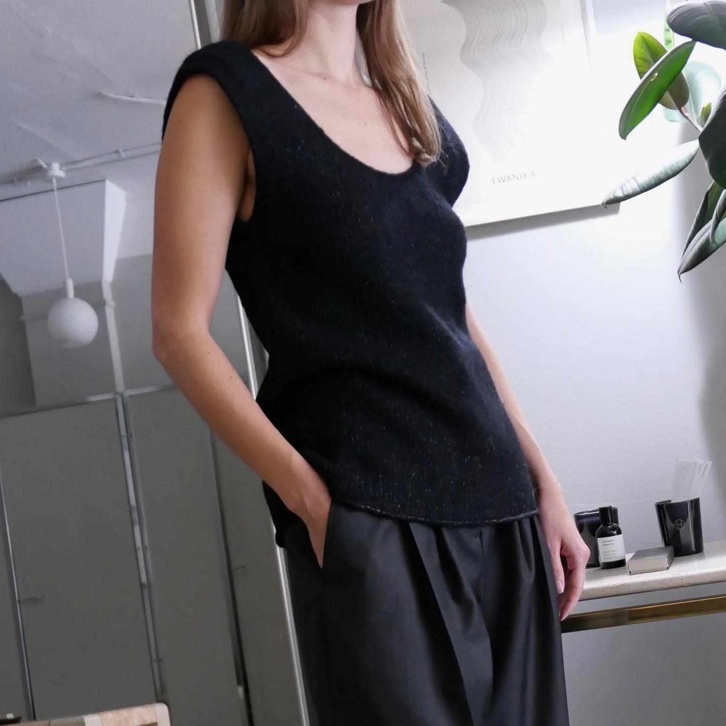 Lauren Manoogian "Loft" Knit Tank Top, size "2" (M/L)