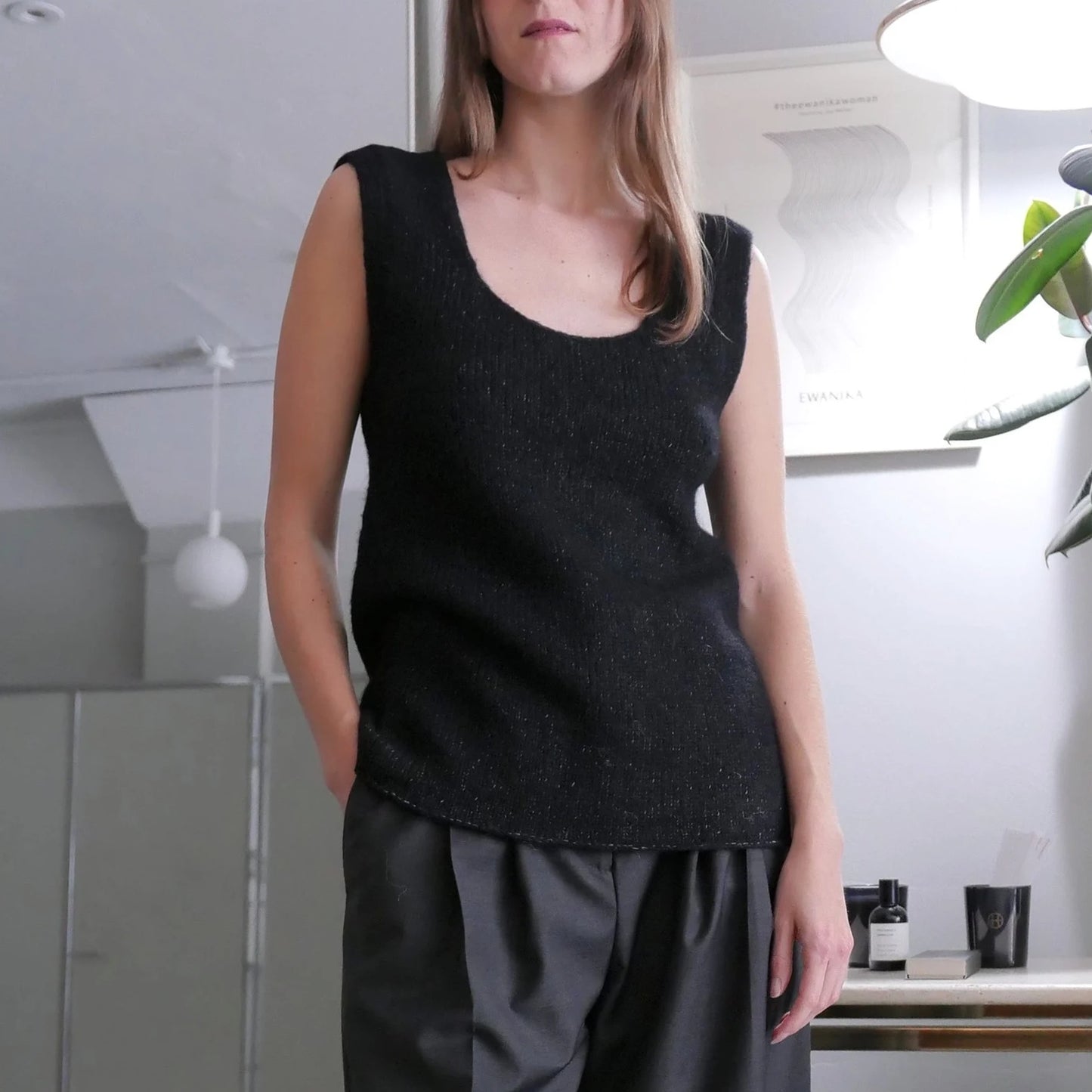 Lauren Manoogian "Loft" Knit Tank Top, size "2" (M/L)
