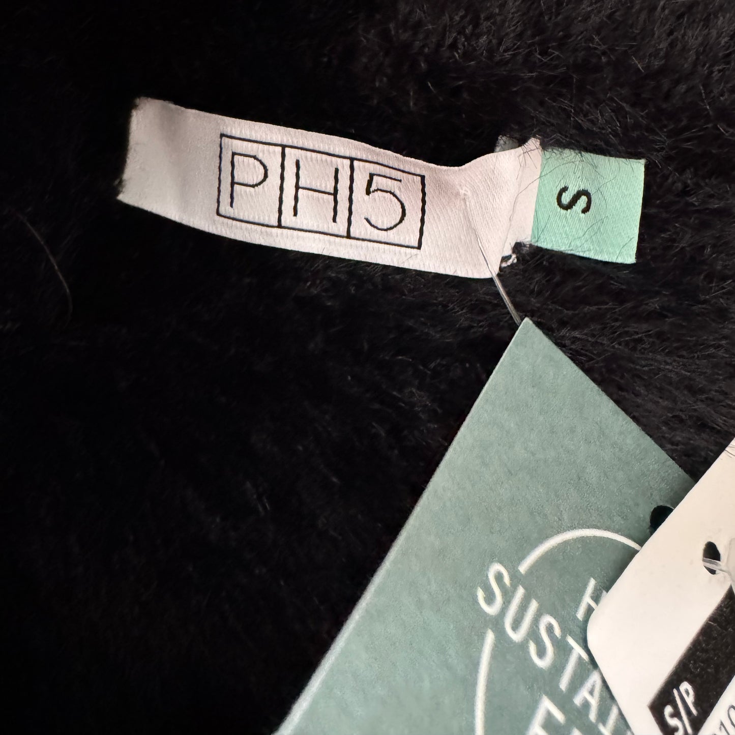 PH5 "Venus" Knit Mini Skirt in Black, size Small
