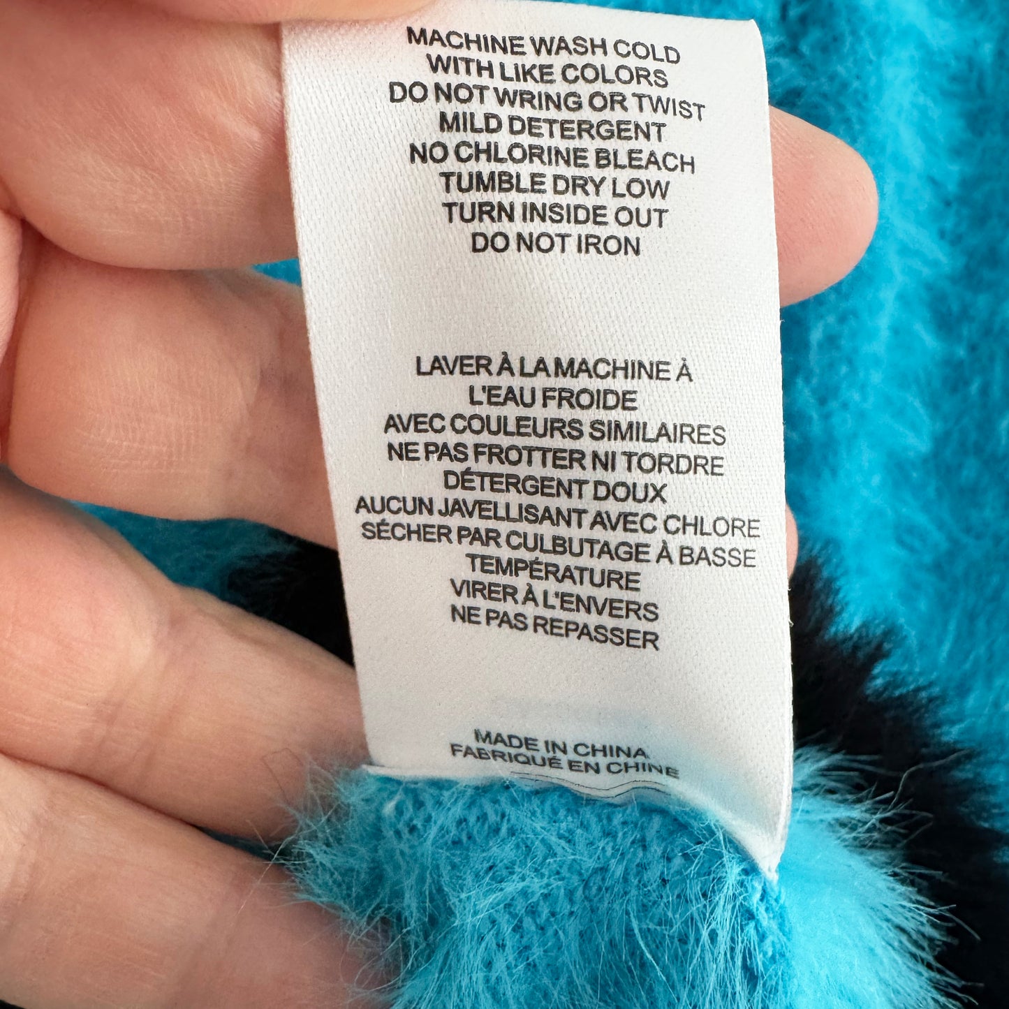 PH5 "Elara" Knit Turtleneck in Blue, size Small