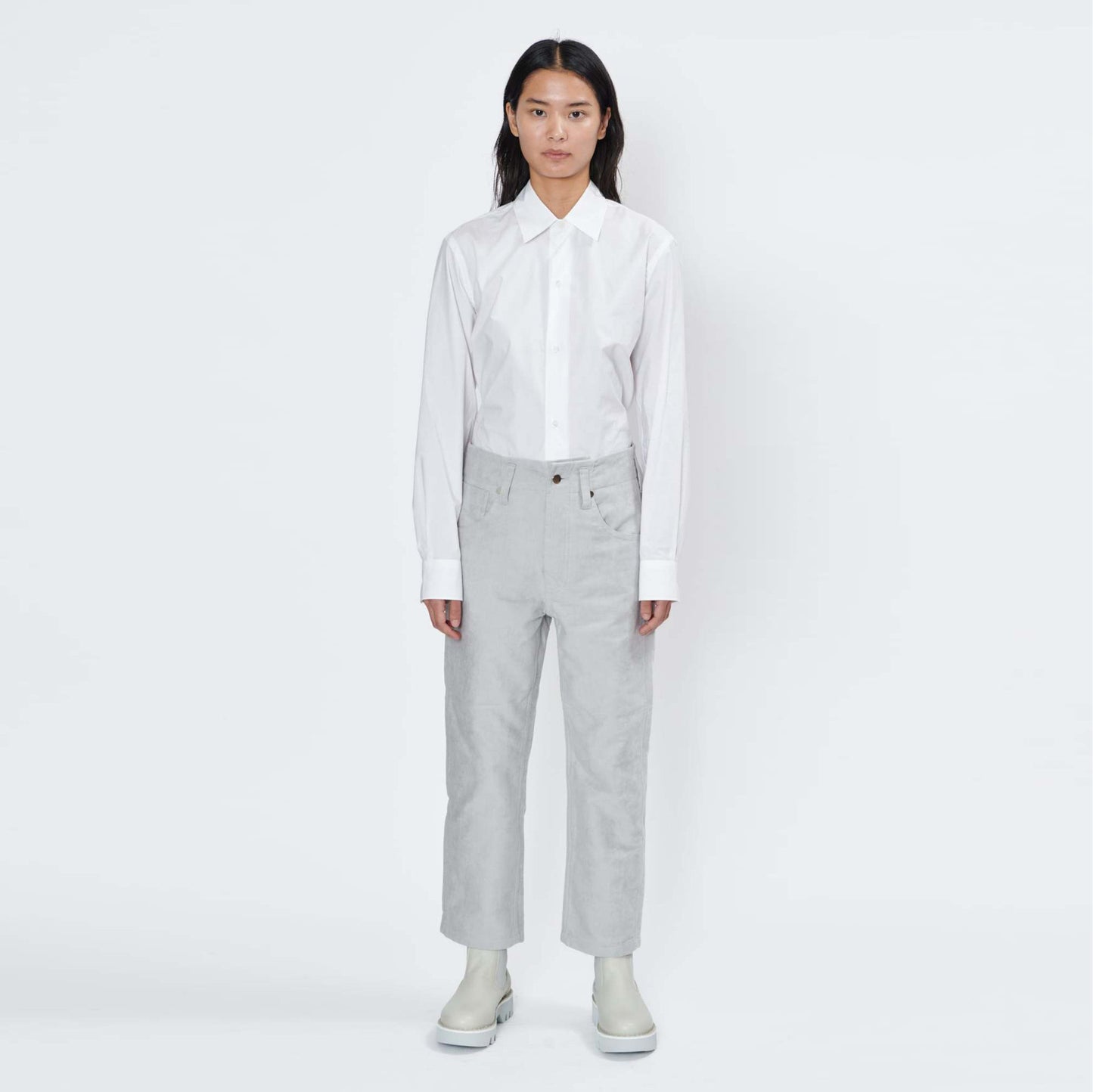 Sofie D'Hoore "Paddock" Velvet Pants in Mastic, size 38