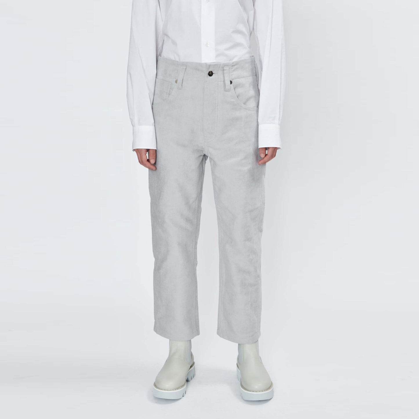 Sofie D'Hoore "Paddock" Velvet Pants in Mastic, size 38