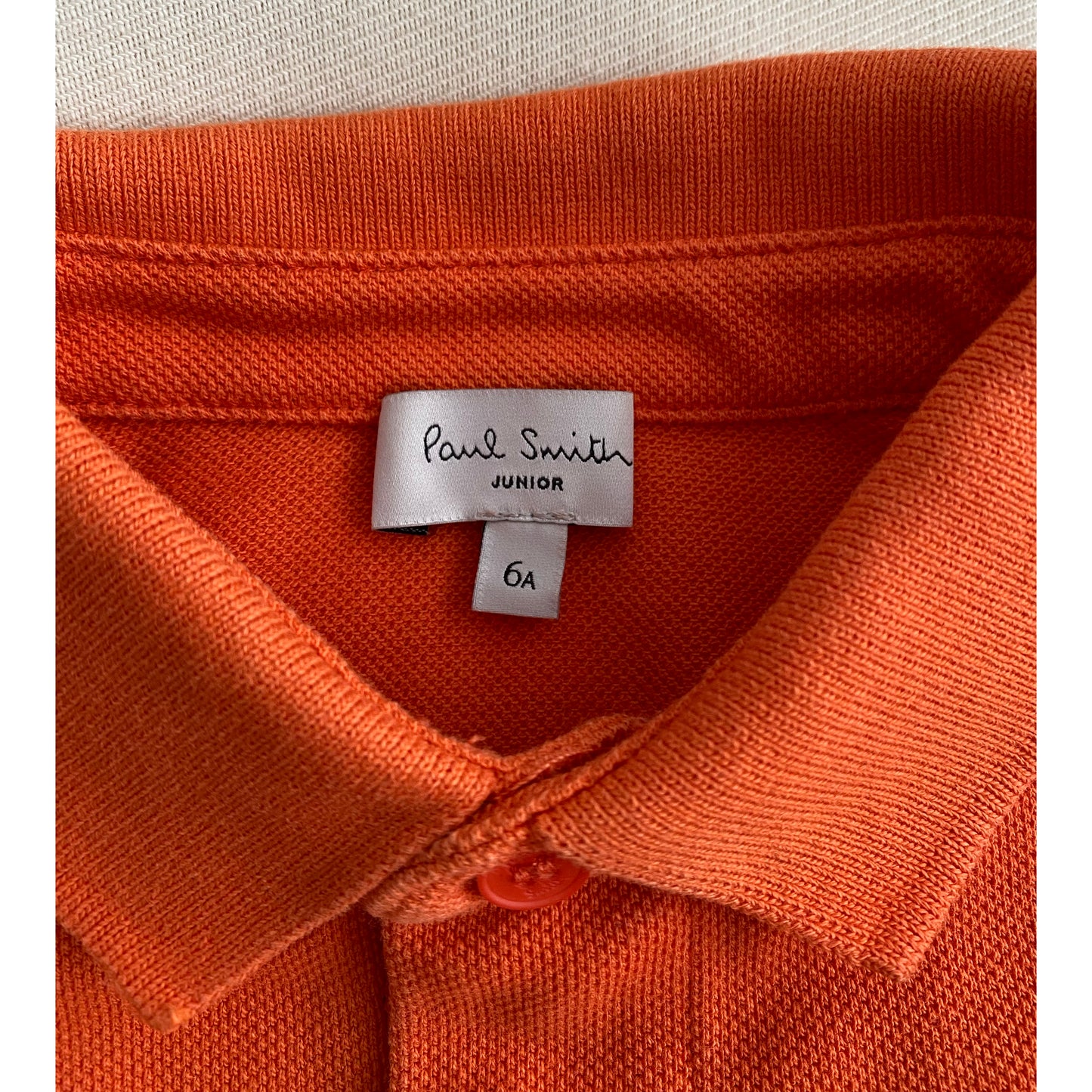 ** ENFANTS ** Polo orange Paul Smith, taille 6 ans