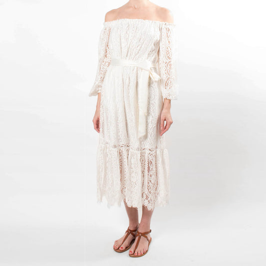 Perseverance White Lace Dress, UK size 10/US size 6 (fits like size 8)