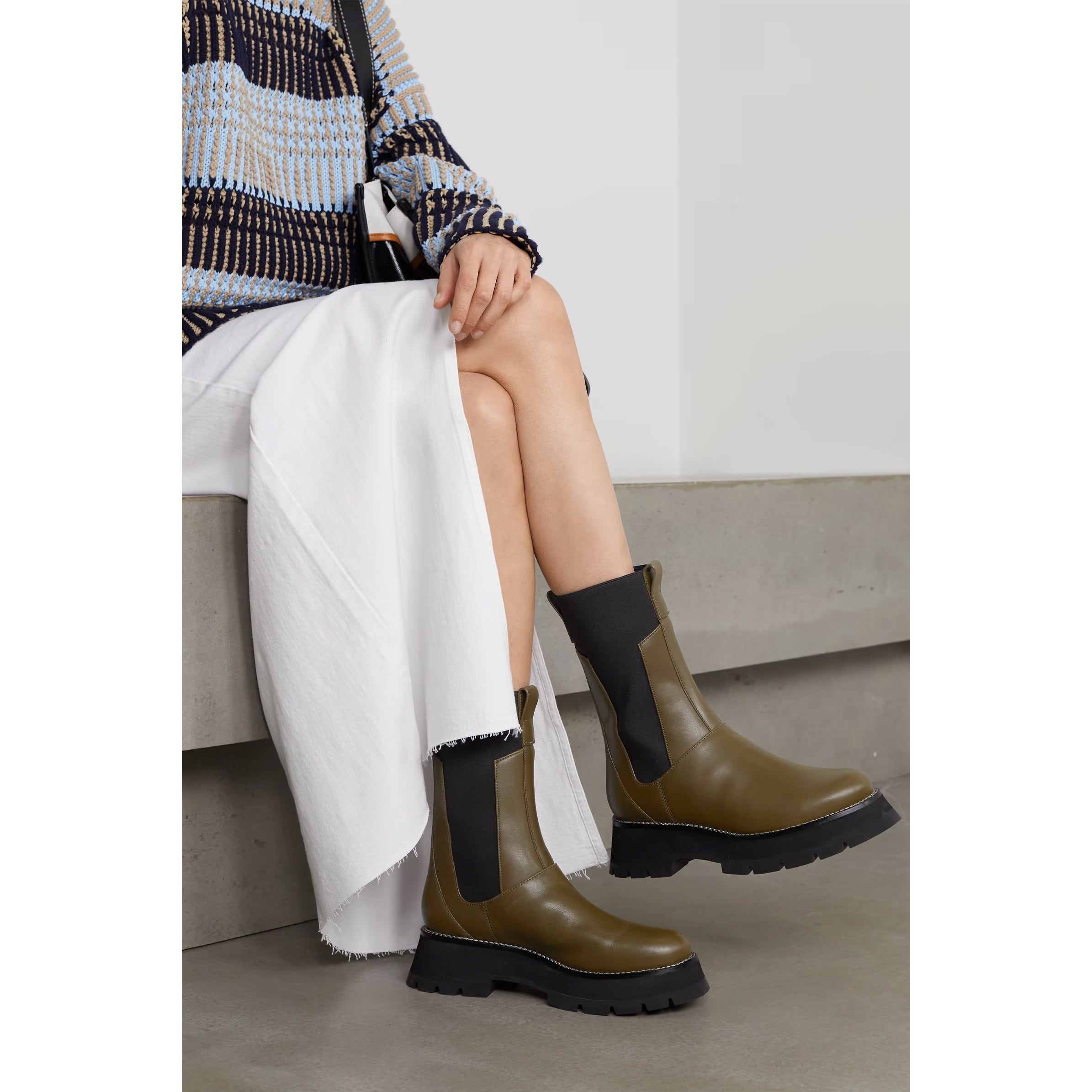 Phillip lim velvet boots best sale