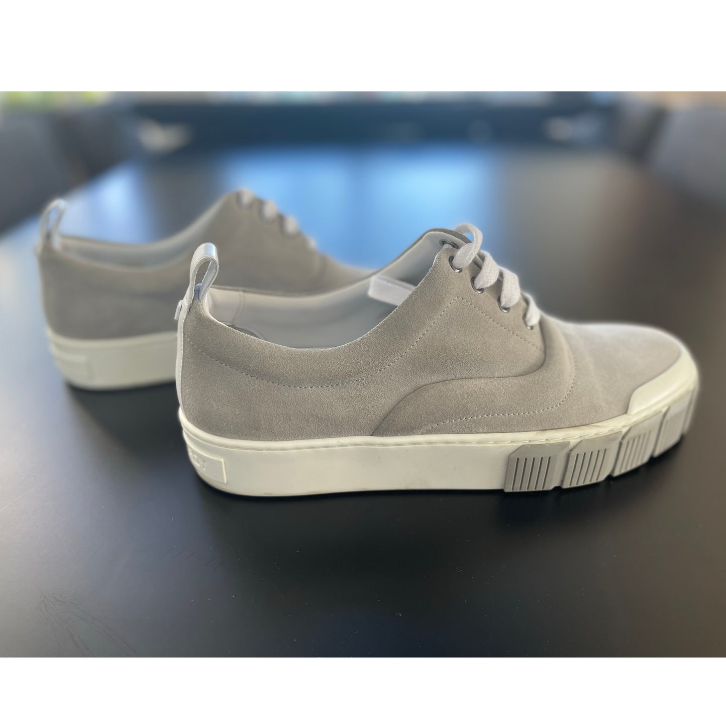 Baskets "Ollie" en daim gris Pierre Hardy, taille 41