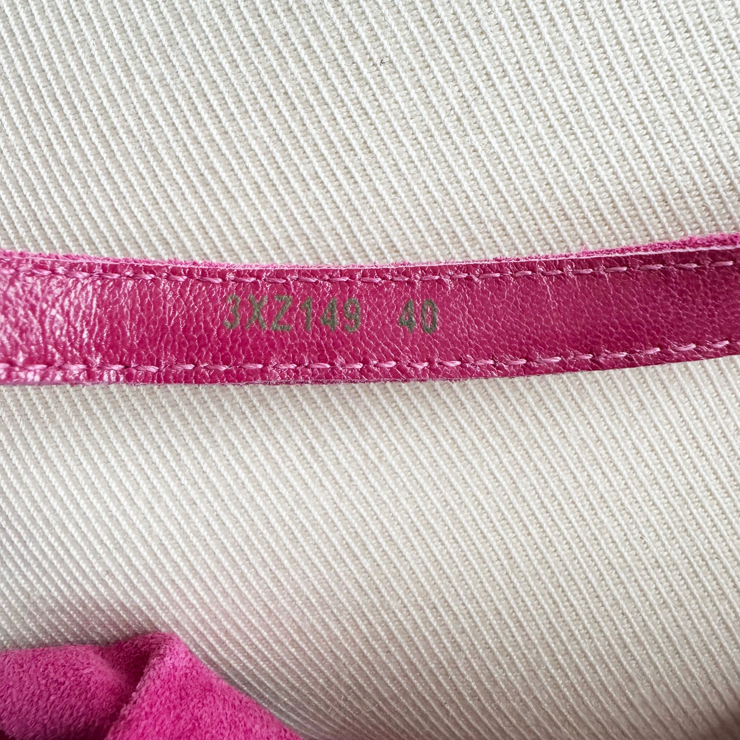 Prada Pink Suede Bow Wedge Sandals, size 40