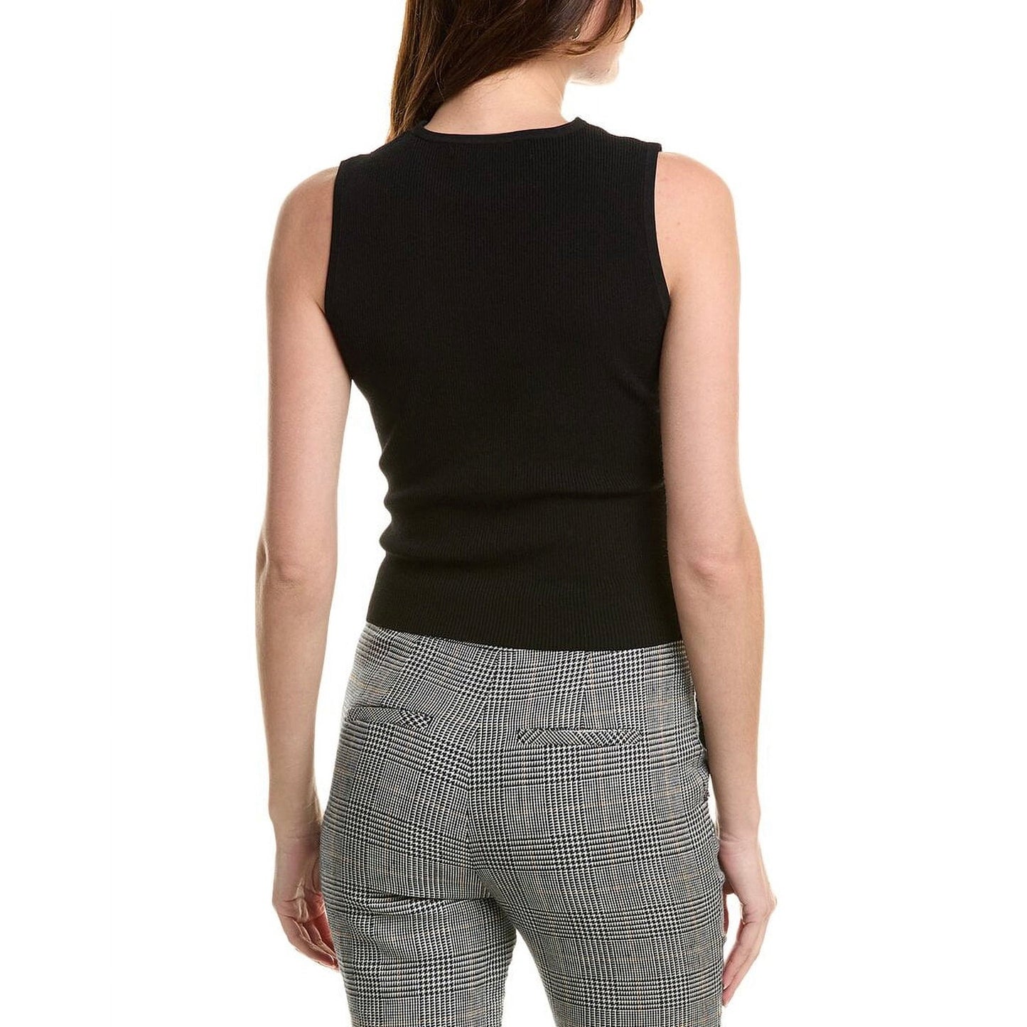 Proenza Schouler White Label "Hazel" Tweed Top in Black, size 2