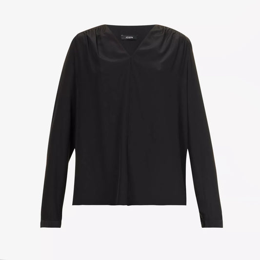 Joseph "Newell" Silk Blouse in Black, size 32 (XS)