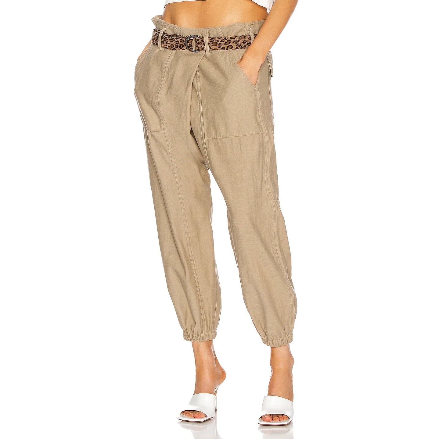 R13 Crossover Utility Drop Pant in Khaki, size 28