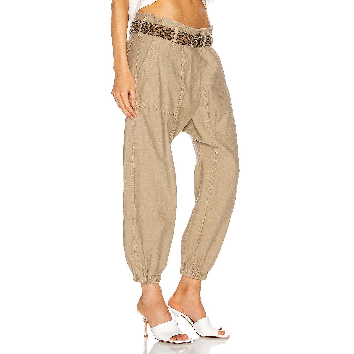 R13 Crossover Utility Drop Pant in Khaki, size 28