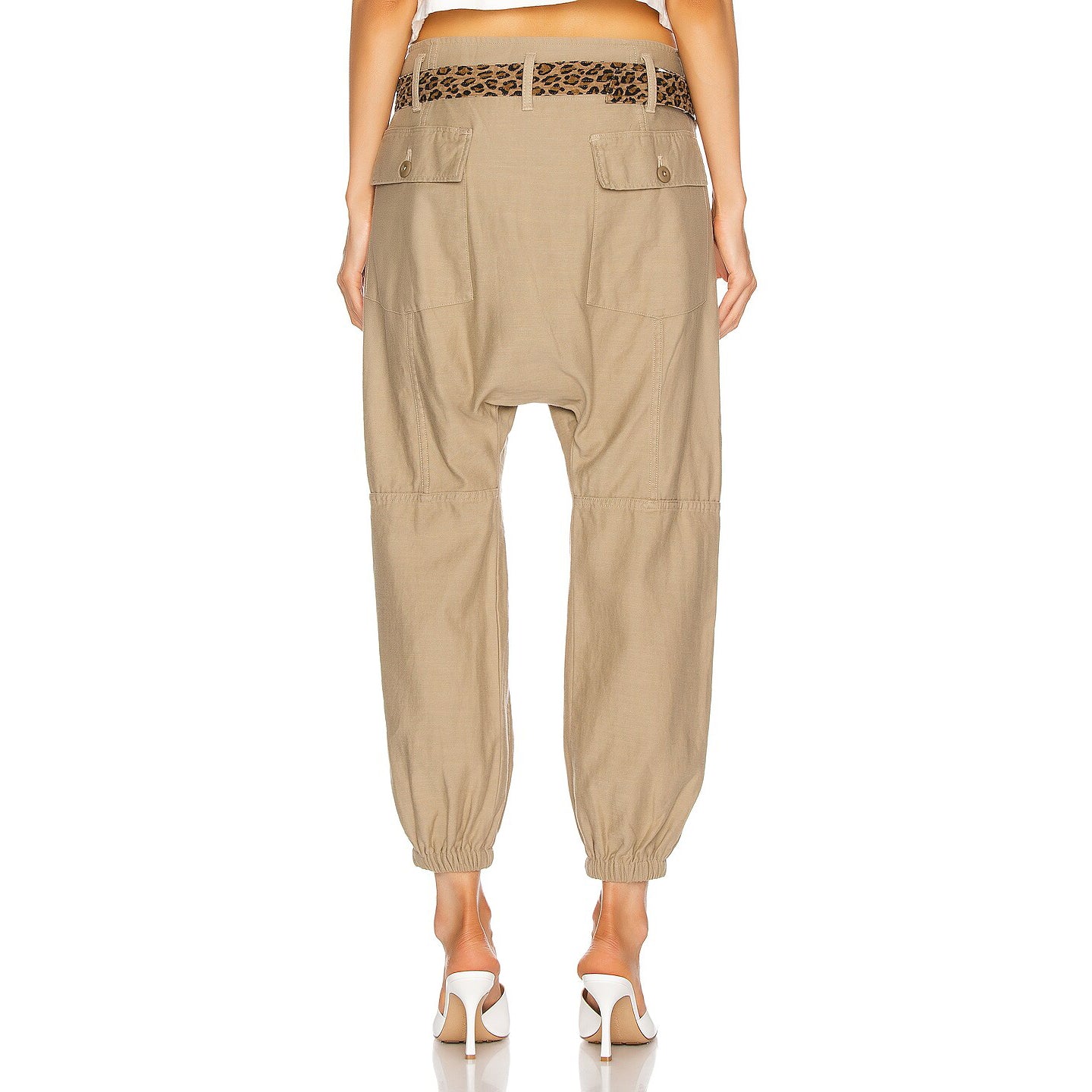 R13 Crossover Utility Drop Pant in Khaki, size 28