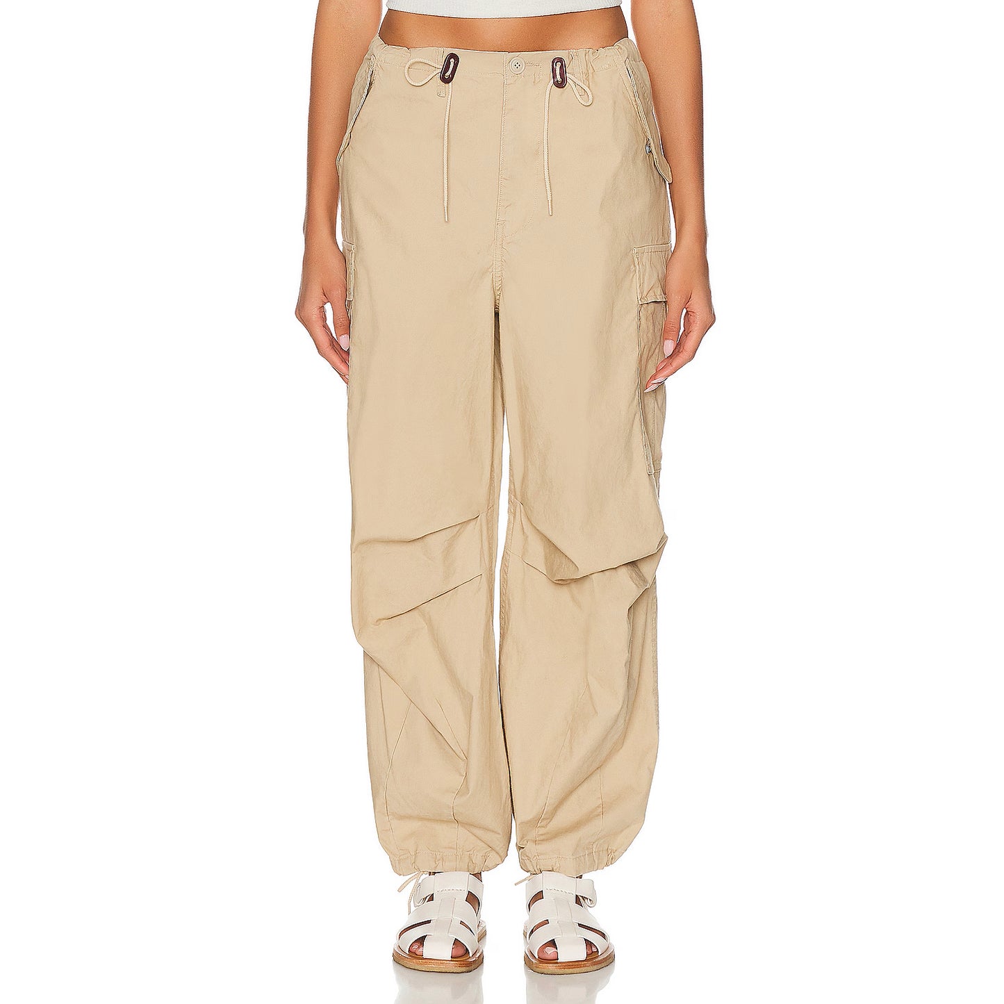 R13 Balloon Army cargo trousers in Khaki, size Small