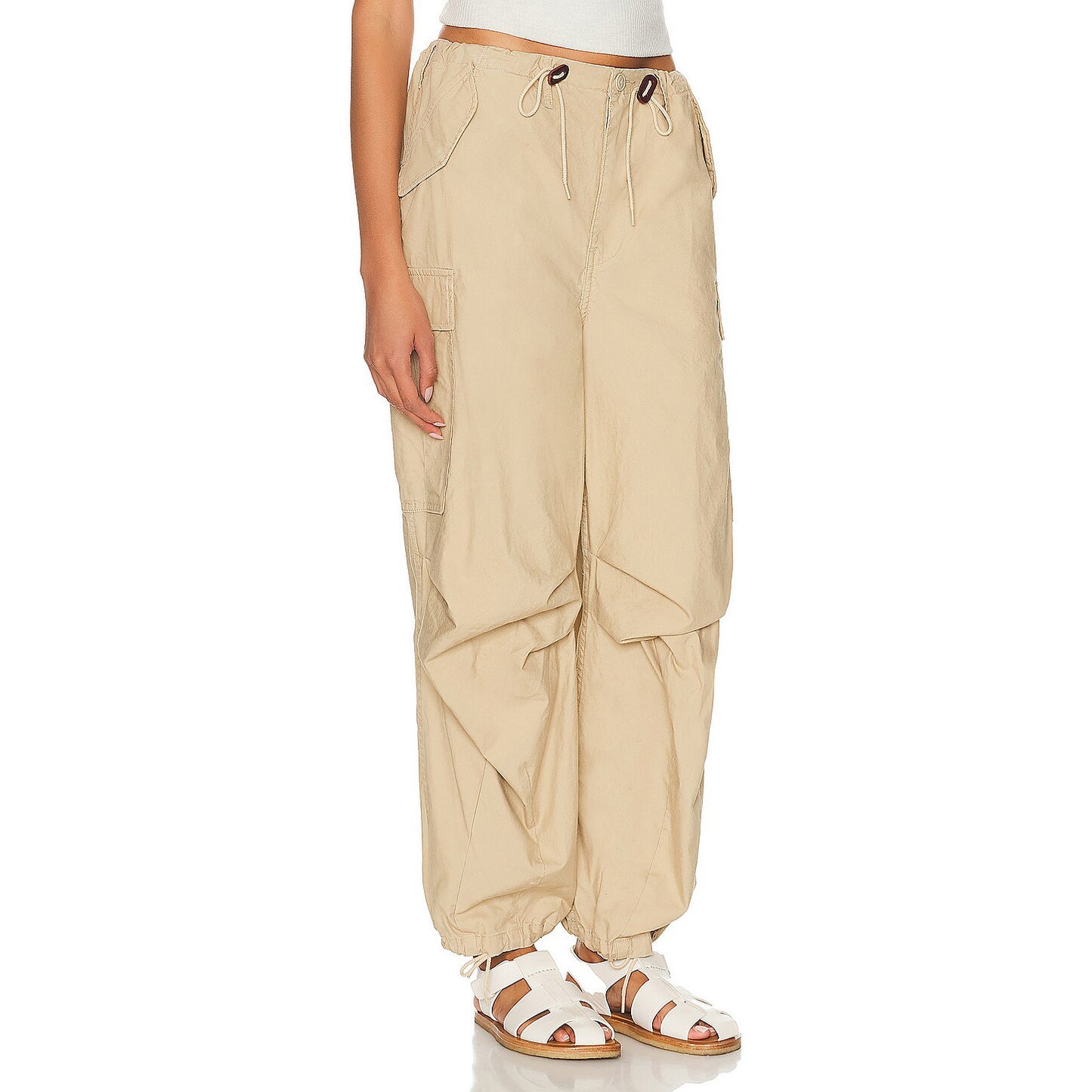 R13 Balloon Army cargo trousers in Khaki, size Small