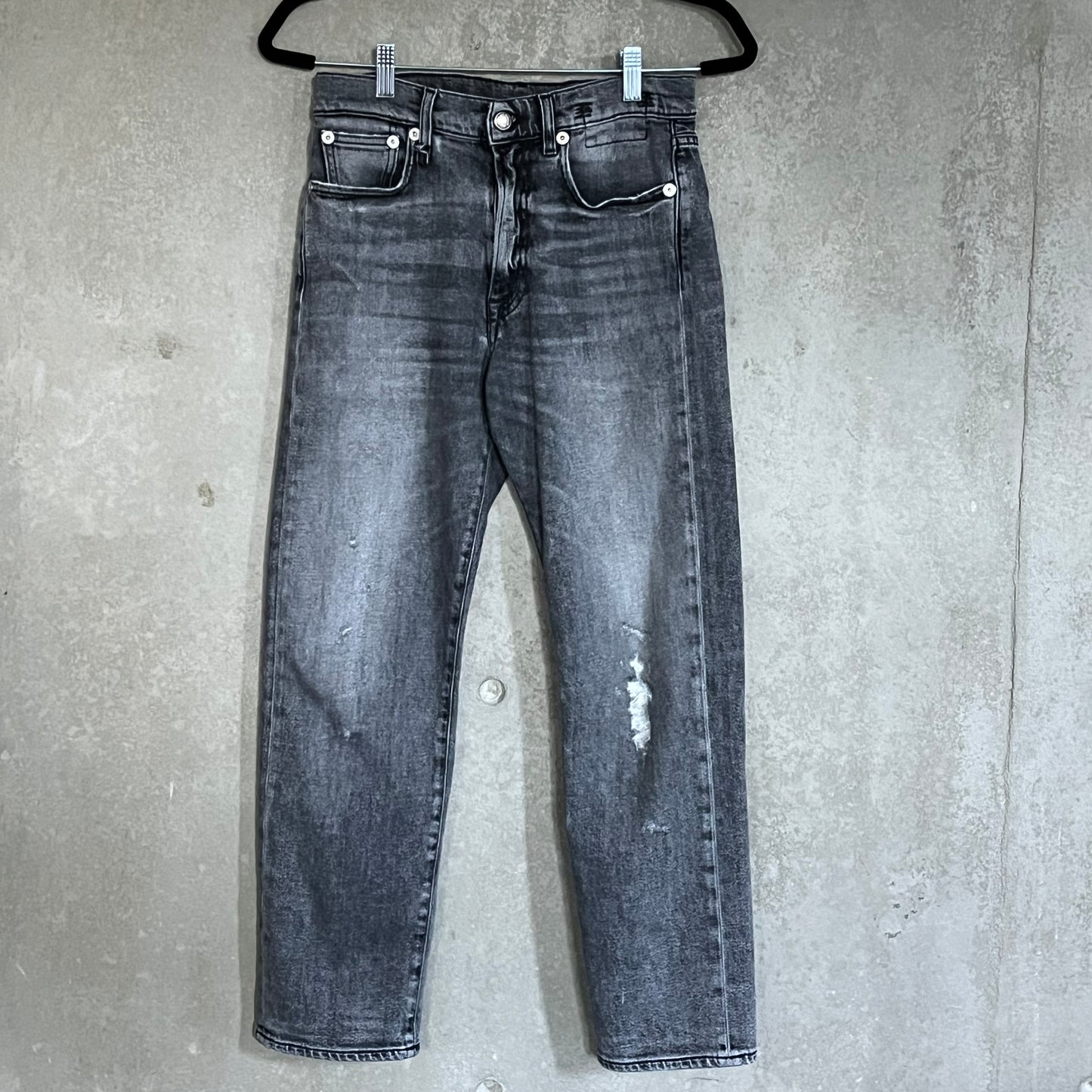 R13 Boyfriend Jean in "Vintage Grey", size 24 (fits a comfy 25)