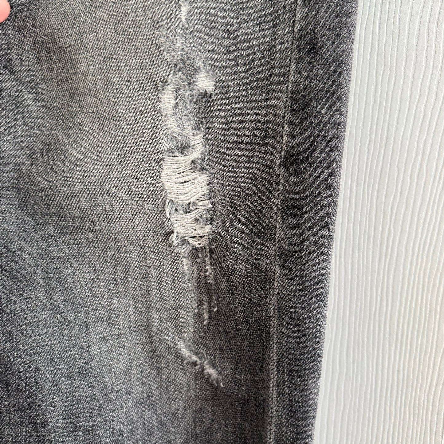 R13 Boyfriend Jean in "Vintage Grey", size 26 (fits a comfy 27)