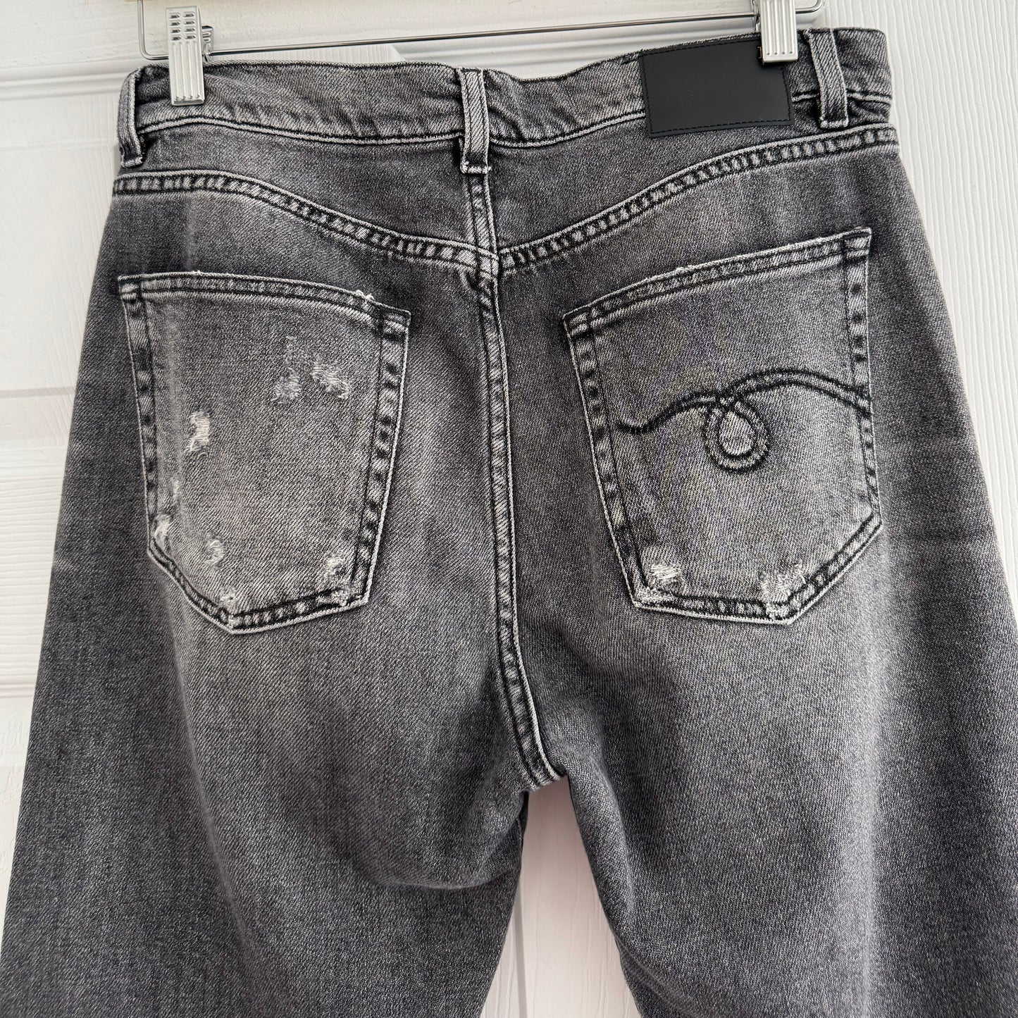 R13 Boyfriend Jean in "Vintage Grey", size 26 (fits a comfy 27)
