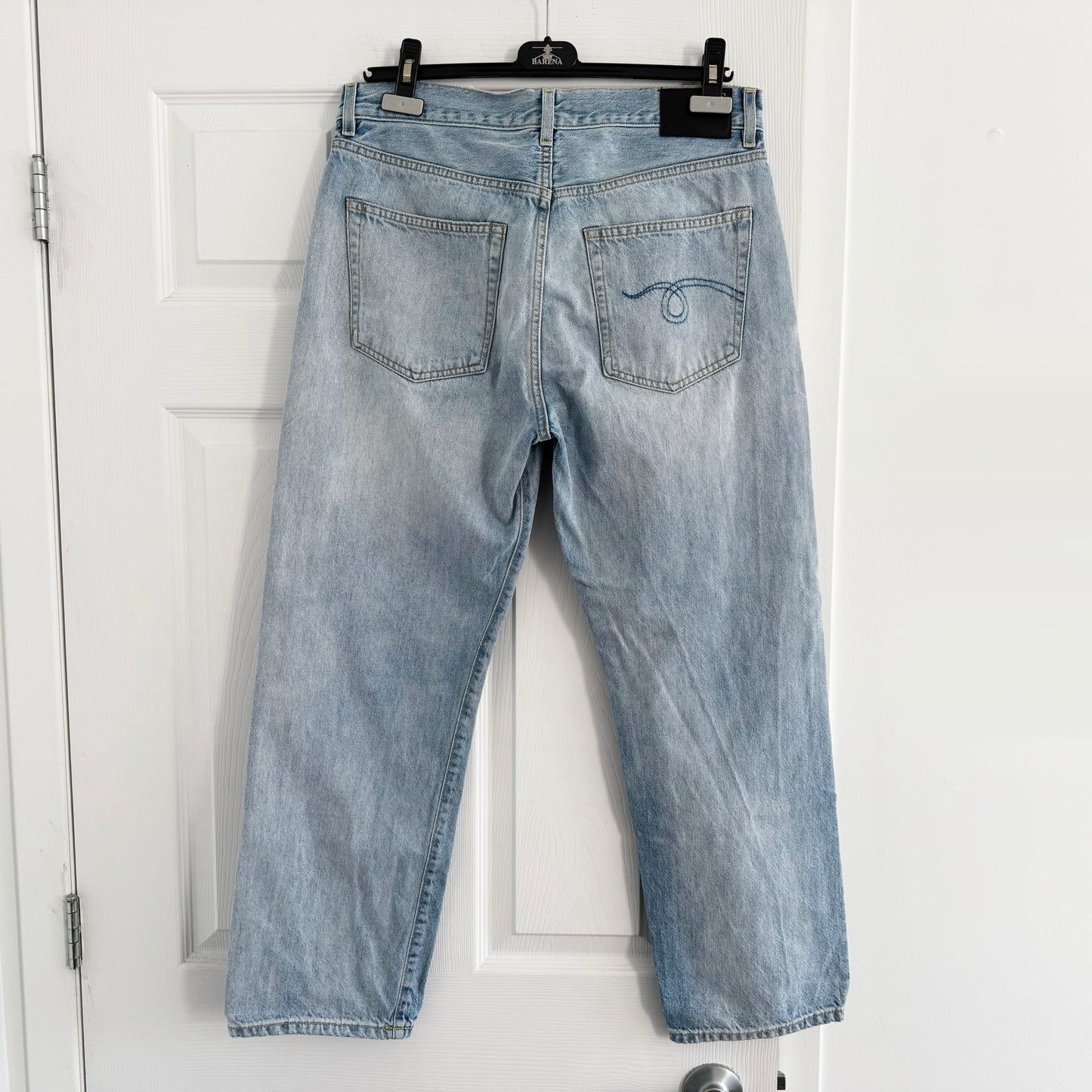 R13 Boyfriend Jean in "Stevie Blue, size 28 (fits 29)