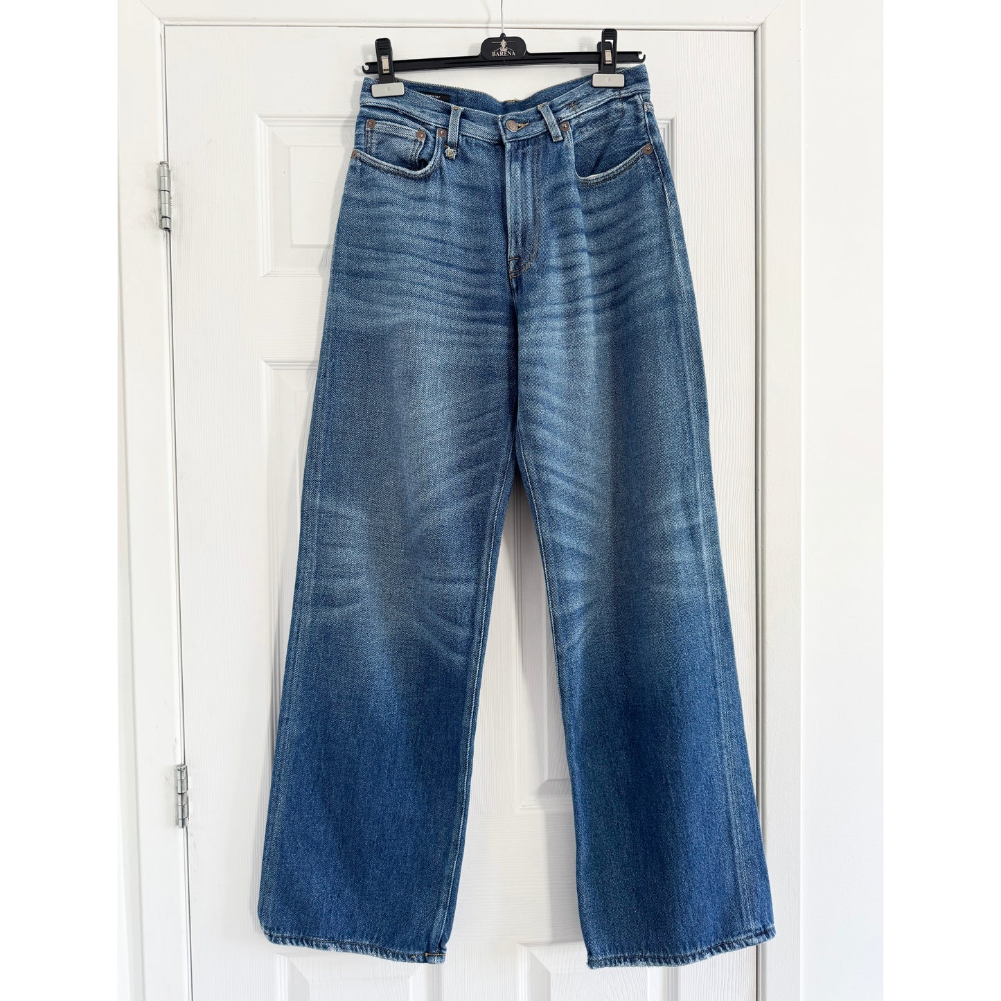 R13 "D'Arcy" Jean in Koze Vintage Indigo, size 24 (Fits loose)