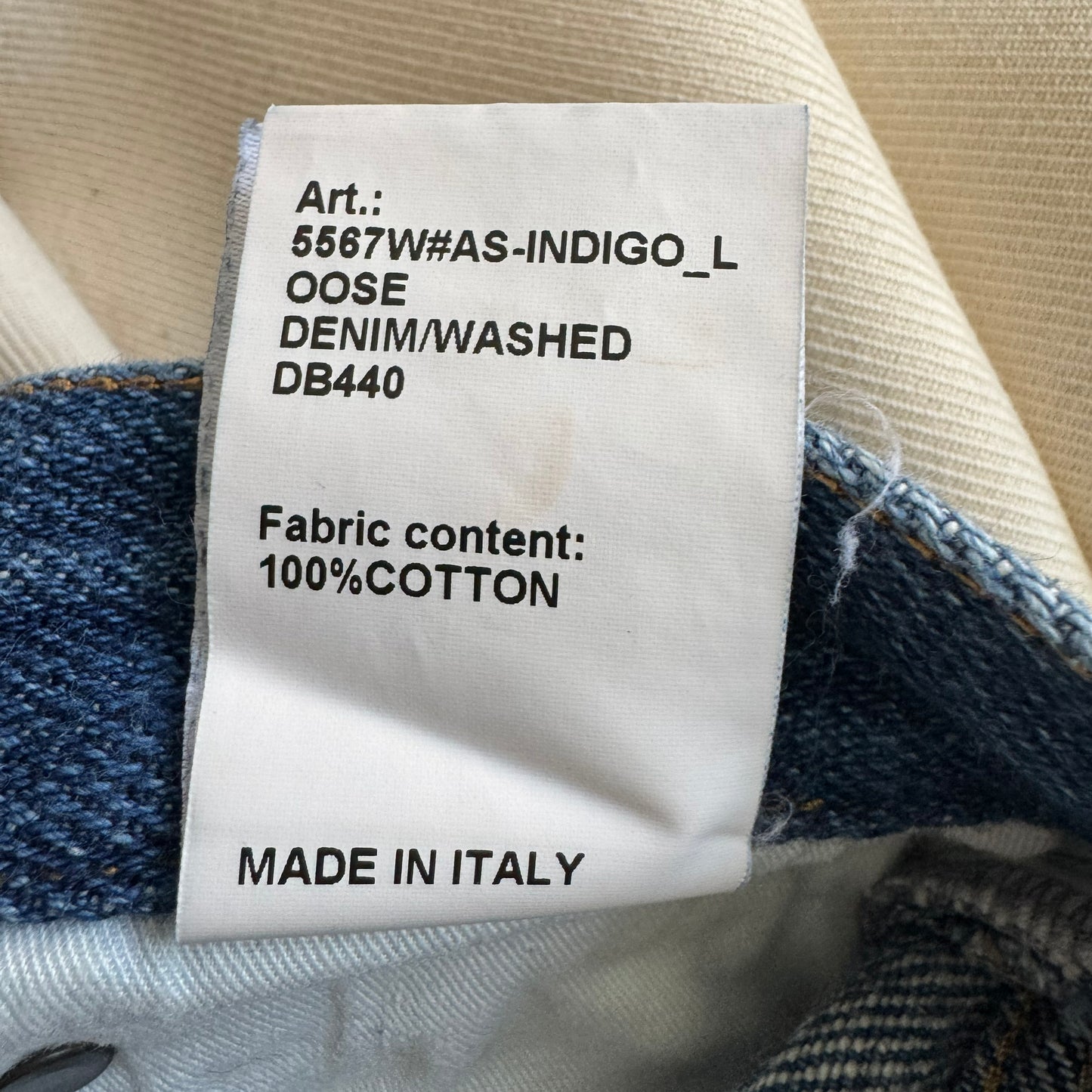 R13 "D'Arcy" Jean in Koze Vintage Indigo, size 24 (Fits loose)