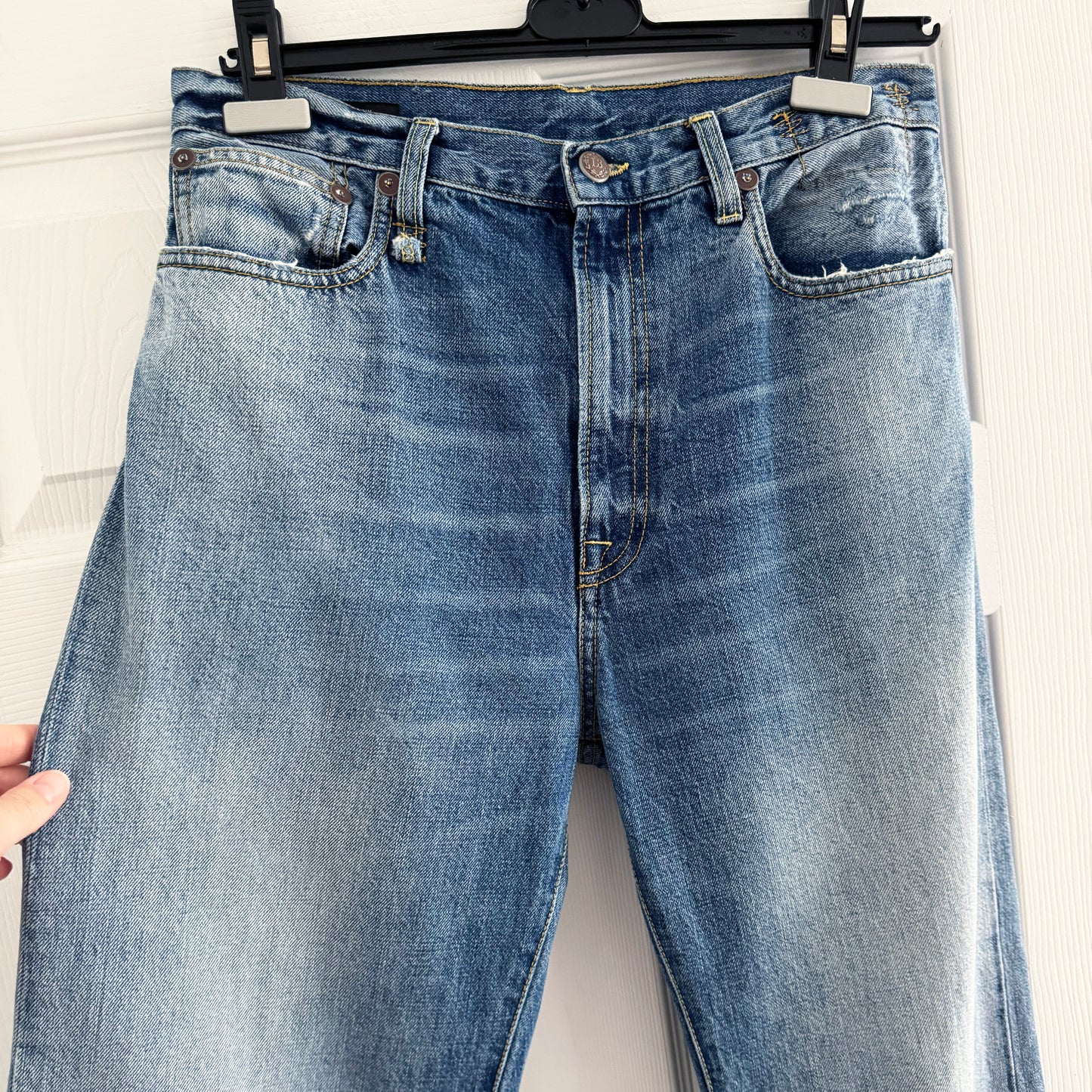 R13 "Jane" Jeans in Irving Blue, size 29 (fits like size 28)