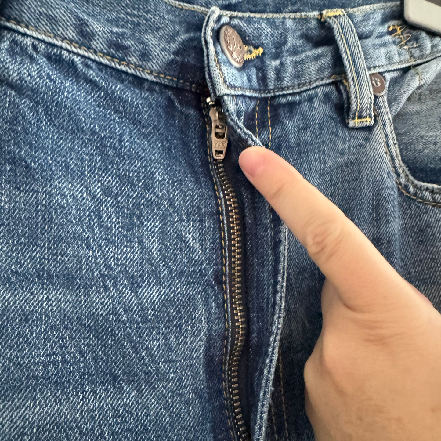 R13 "Jane" Jeans in Irving Blue, size 29 (fits like size 28)