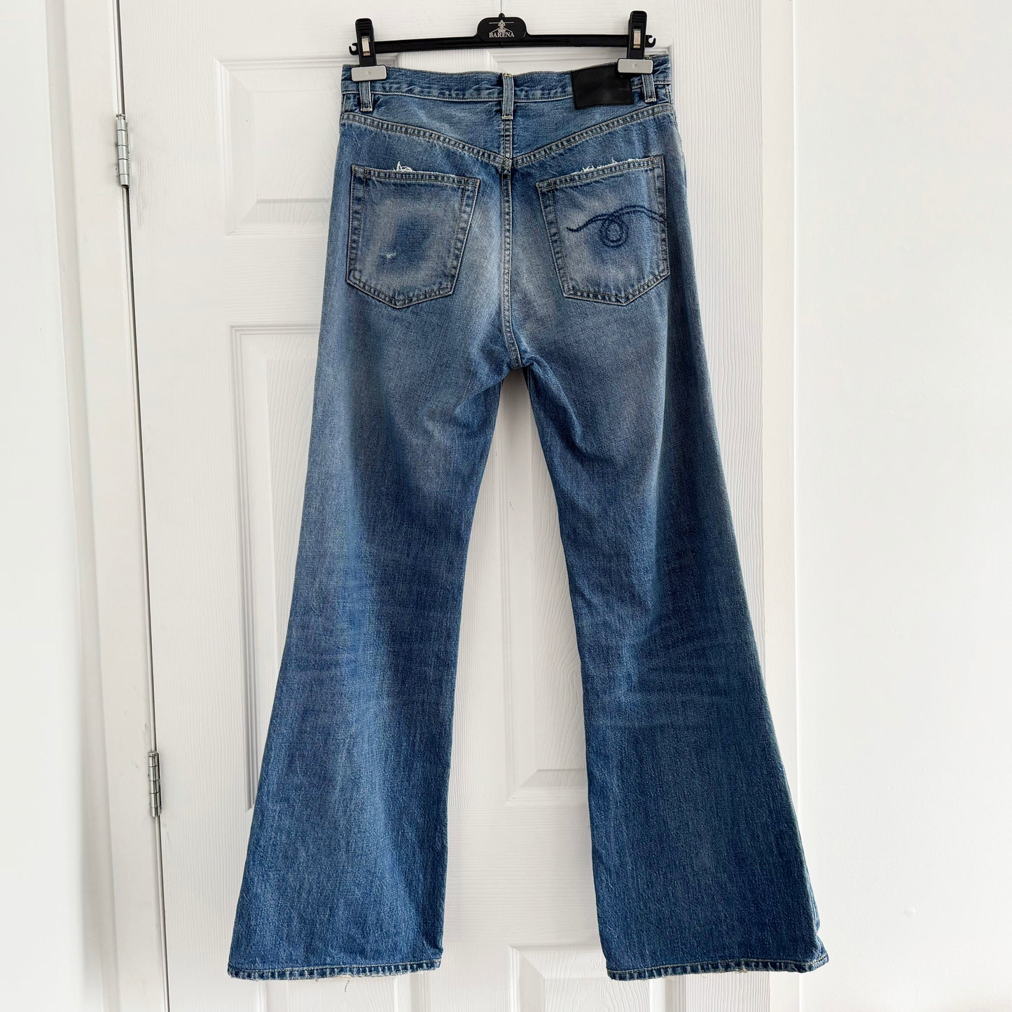 R13 "Jane" Jeans in Irving Blue, size 29 (fits like size 28)