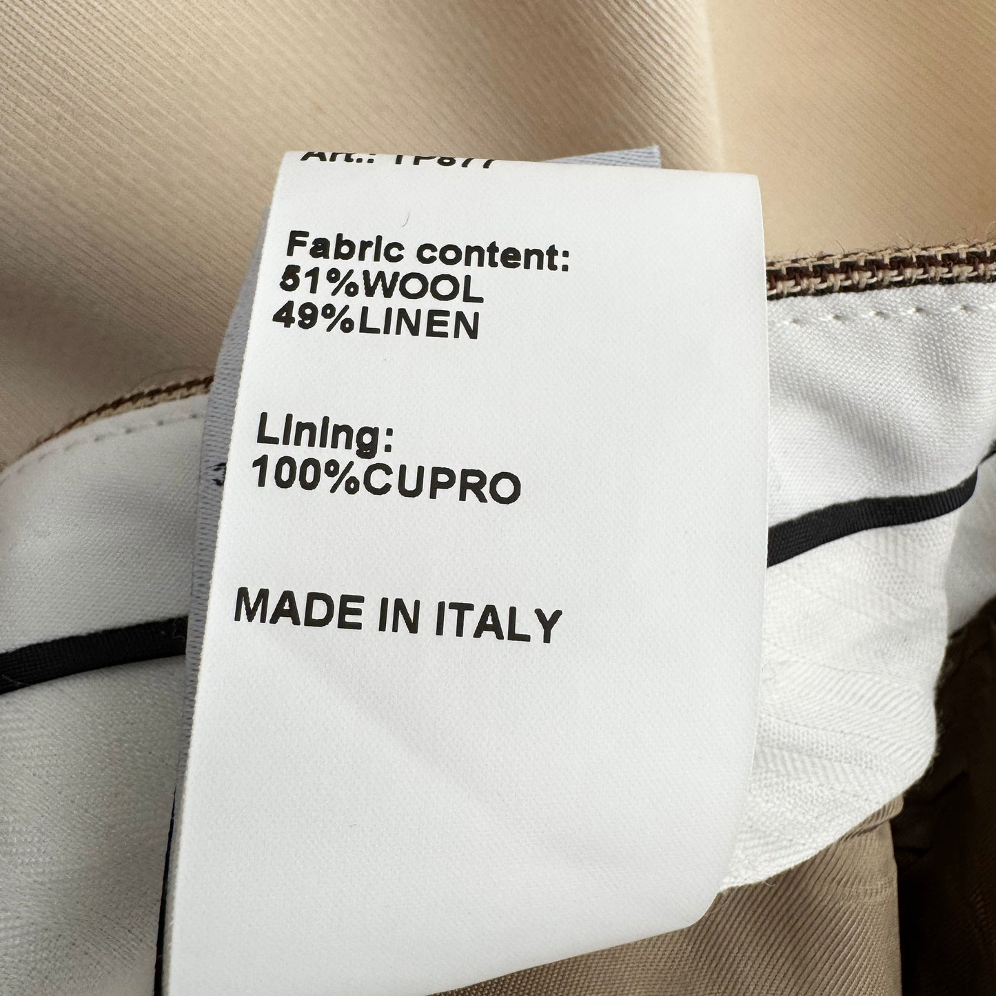 R13 Pleated Pocket Trousers in Brown, size 29