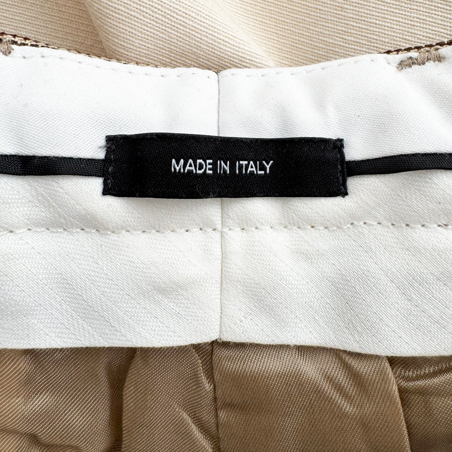 R13 Pleated Pocket Trousers in Brown, size 29