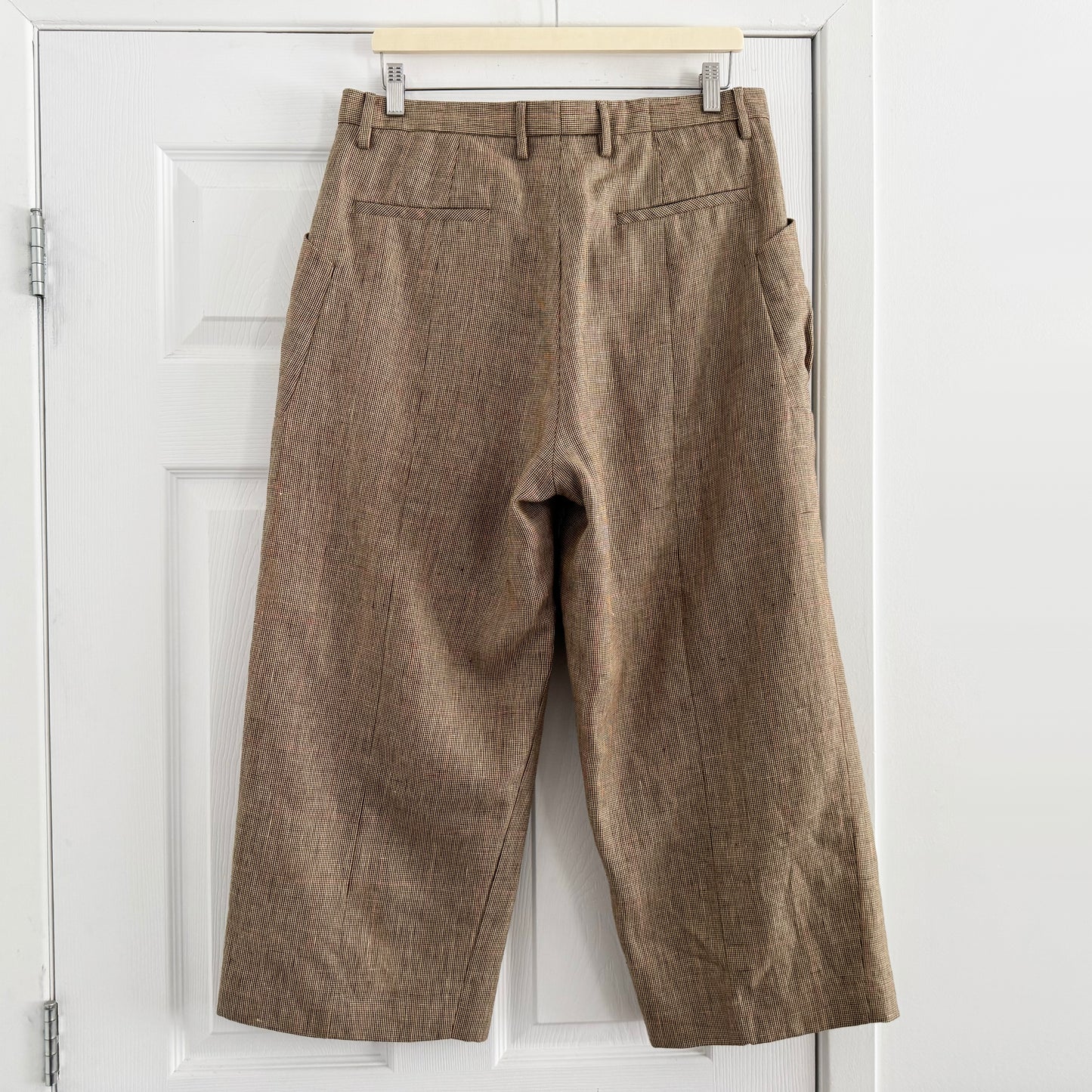 R13 Pleated Pocket Trousers in Brown, size 29