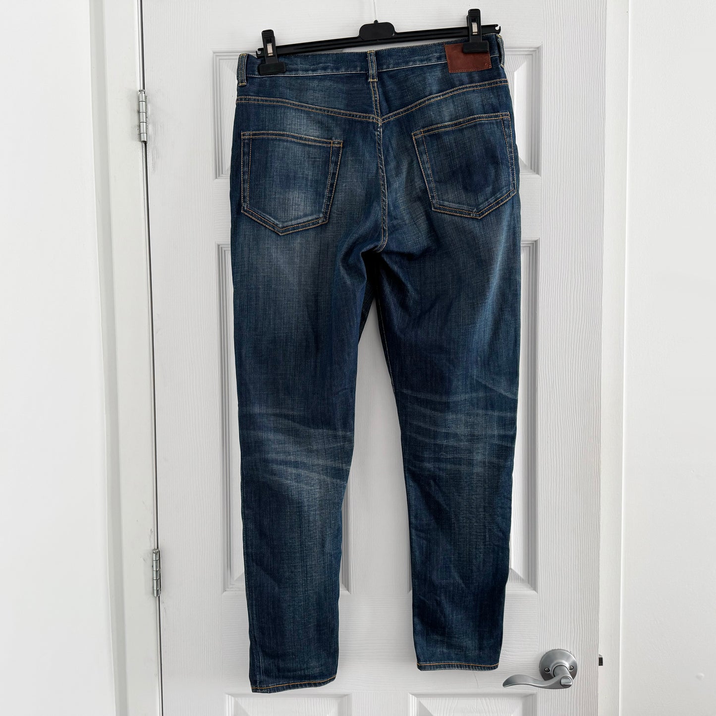 R13 X-Over Skinny in Blue, size 32