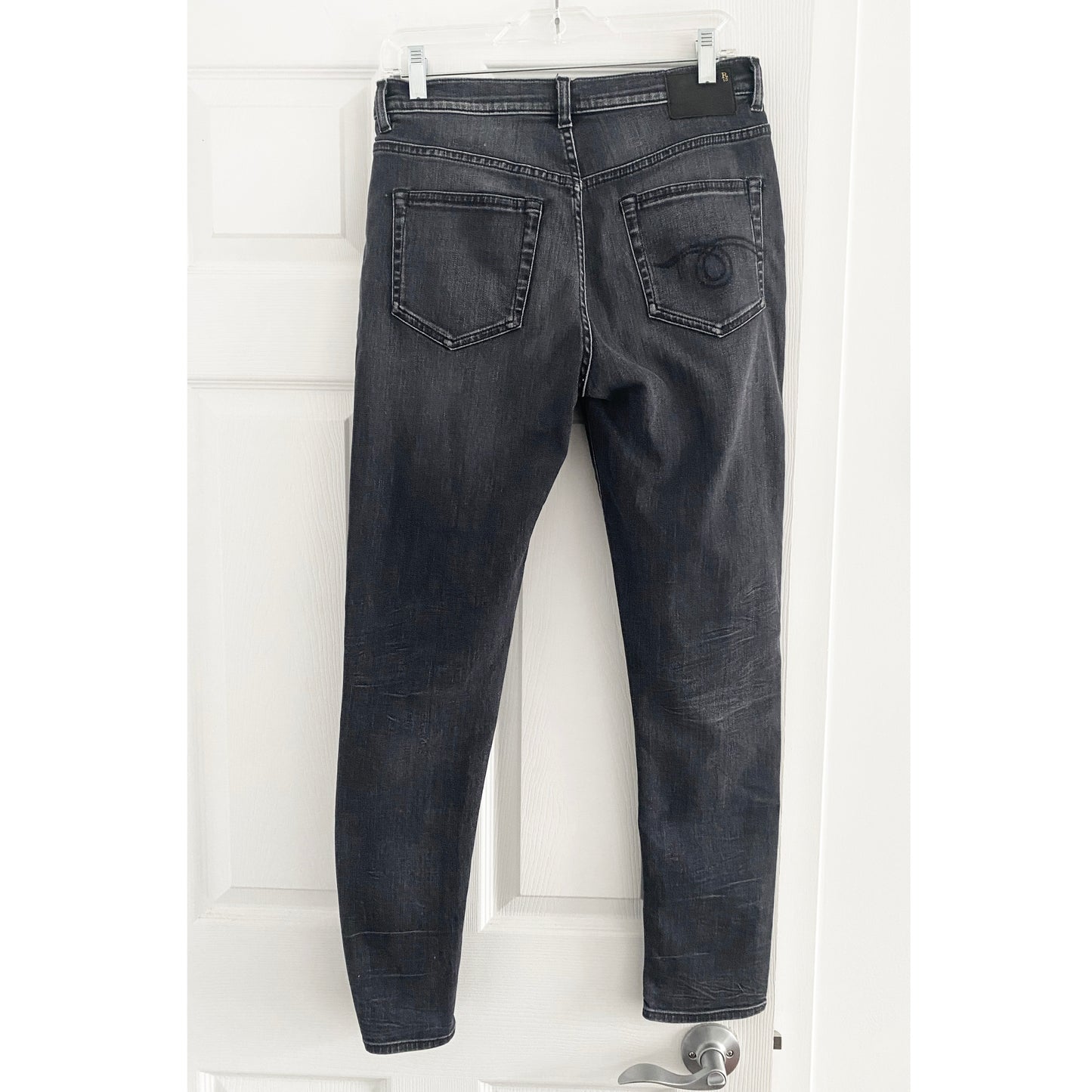 R13 X-Over Skinny in "Anthracite" Black, size 29