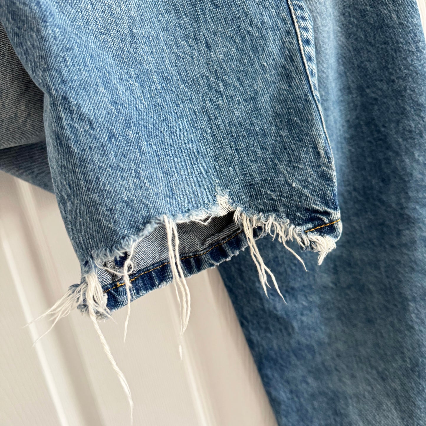 R13 Boyfriend Jean in Bain Blue, size 26 (fits like 27)