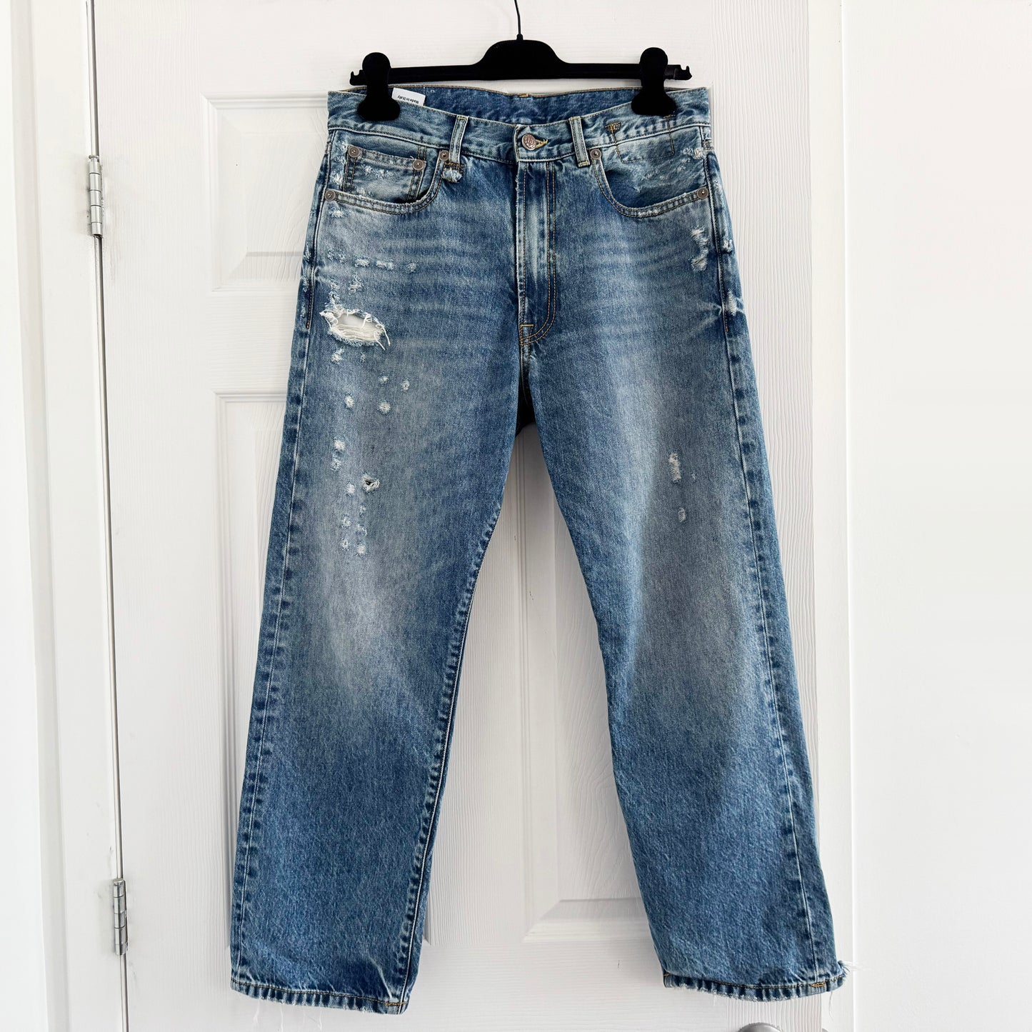 R13 Boyfriend Jean in Bain Blue, size 26 (fits like 27)