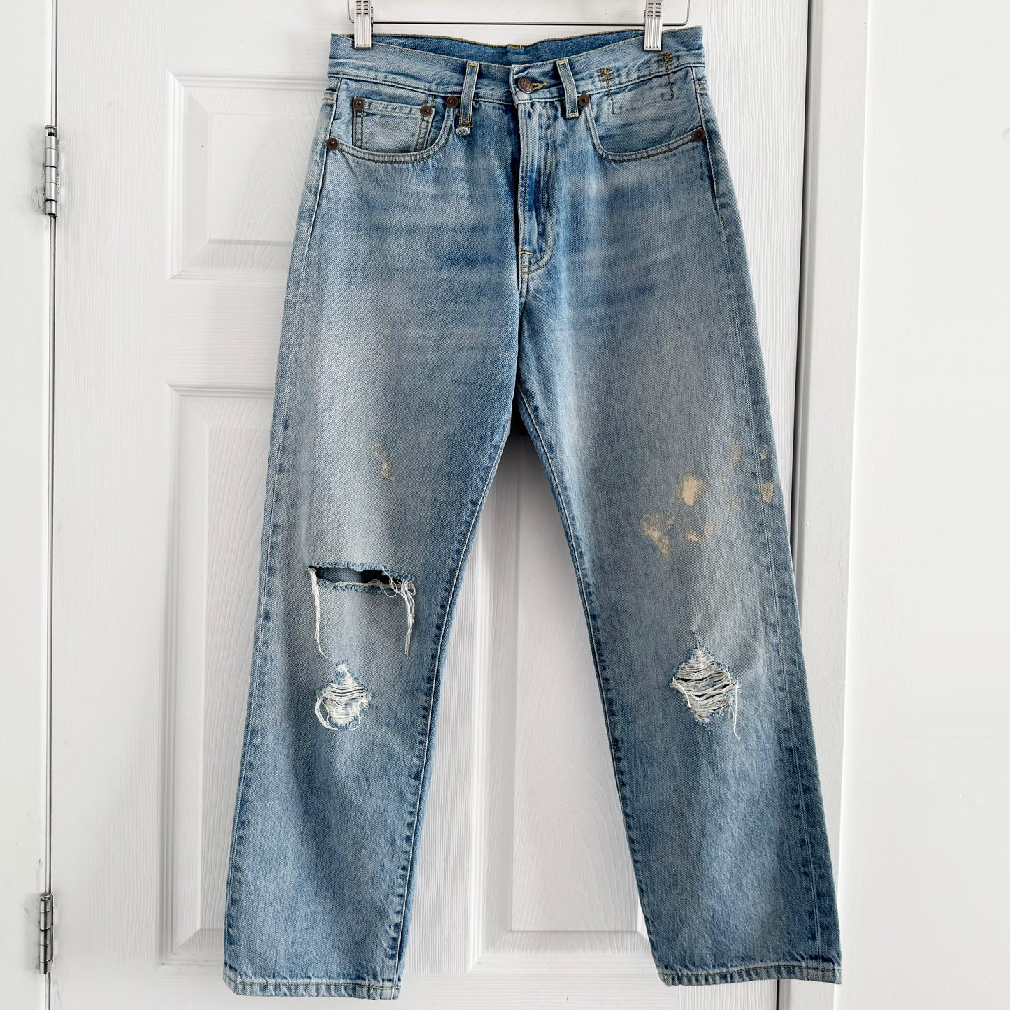 R13 Boyfriend Jean in "Stevie Blue, size 24 (fits 25)
