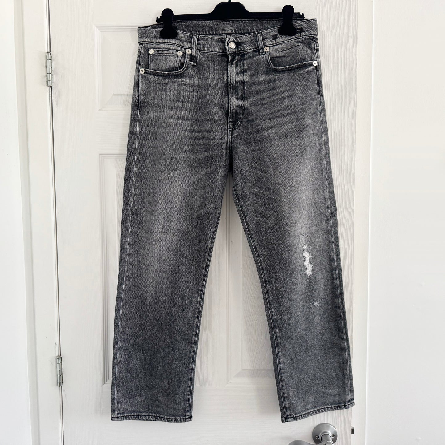 R13 Boyfriend Jean in "Vintage Grey", size 30 (fits a comfy 31)