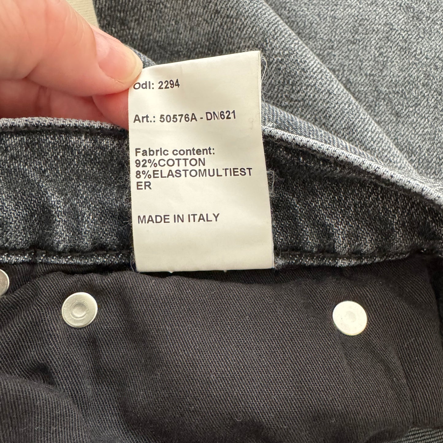 R13 Boyfriend Jean in "Vintage Grey", size 30 (fits a comfy 31)