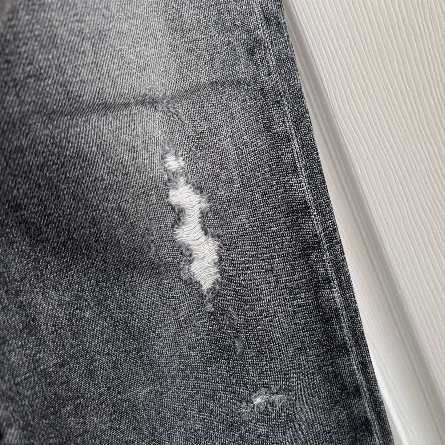 R13 Boyfriend Jean in "Vintage Grey", size 30 (fits a comfy 31)