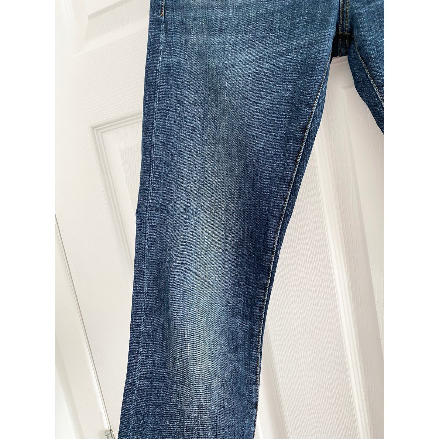 R13 Boy Skinny W Cuff in Dark Vintage Blue, size 27 (fits 27/28)