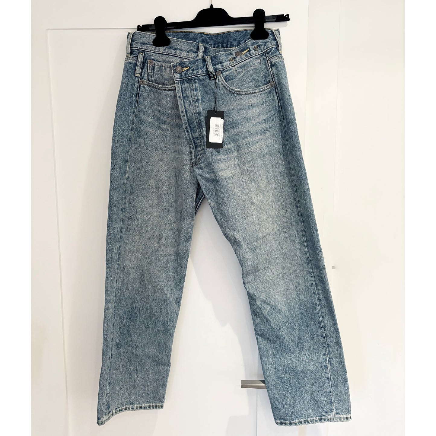R13 crossover Jean in Lena Blue, size 26 (fits 27)