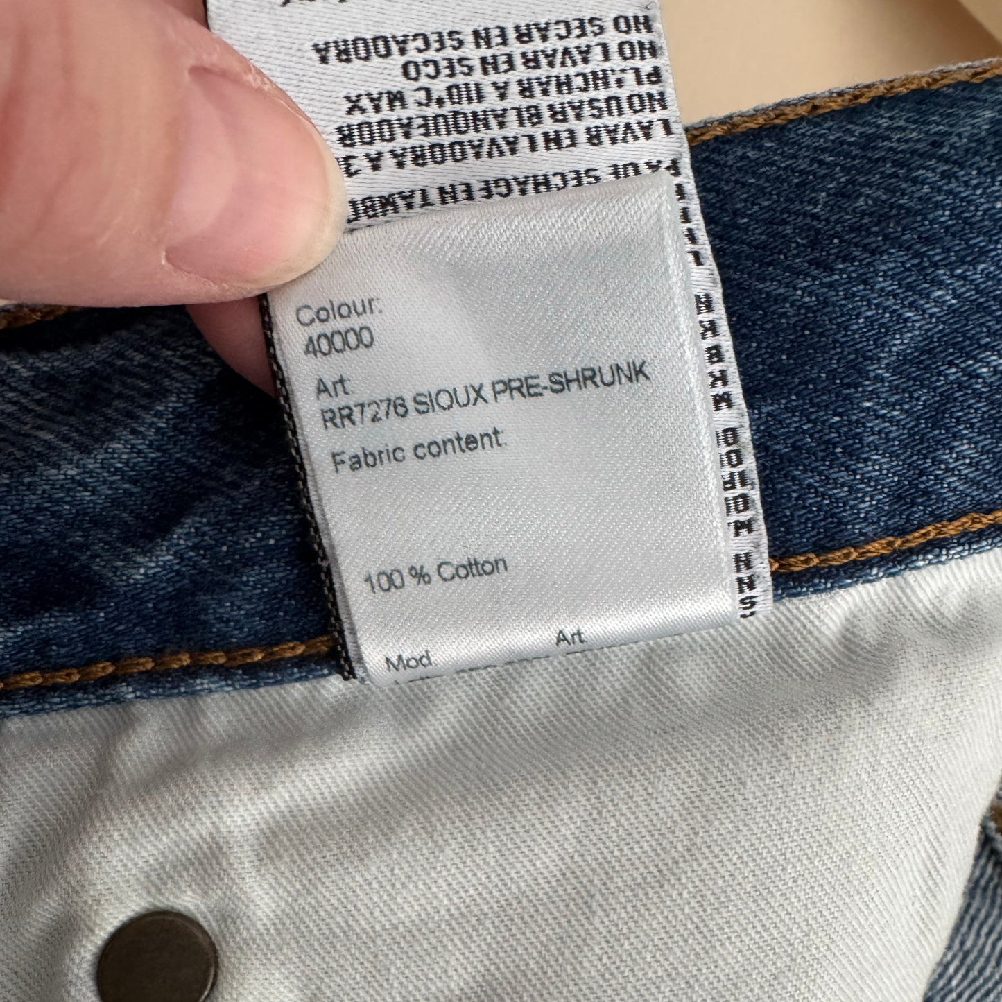 R13 Crossover Jeans in Jasper w Smudge, size 28 (fits 29)