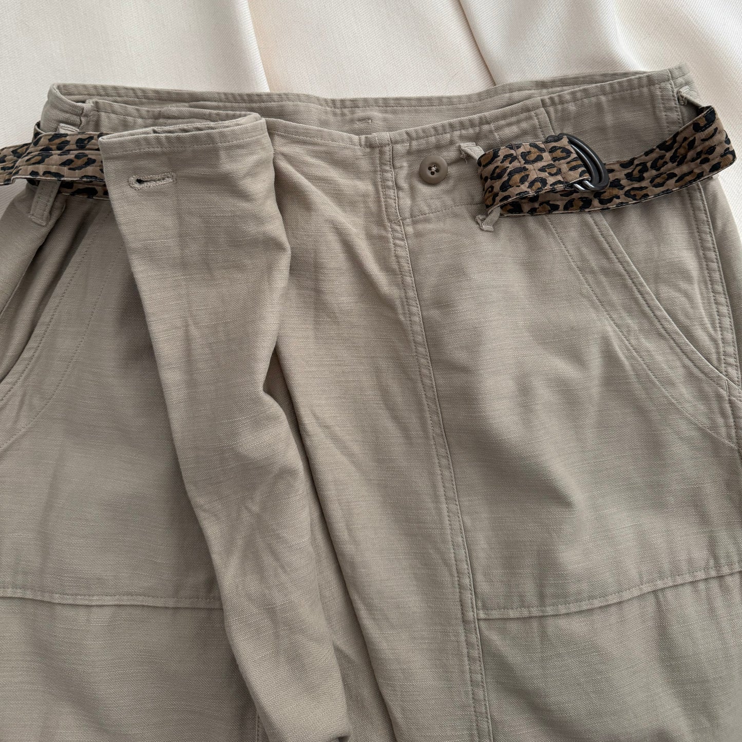 R13 Crossover Utility Drop Pant in Khaki, size 28