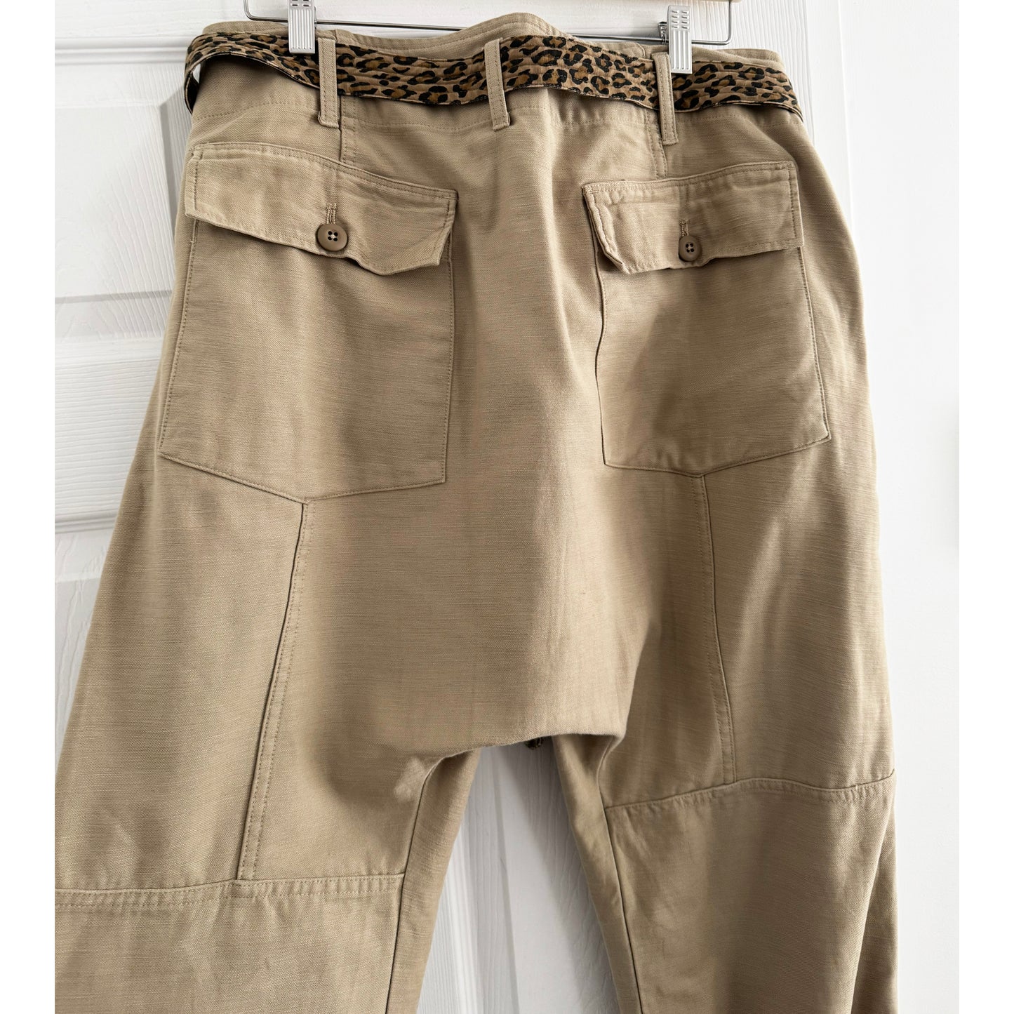 R13 Crossover Utility Drop Pant in Khaki, size 28