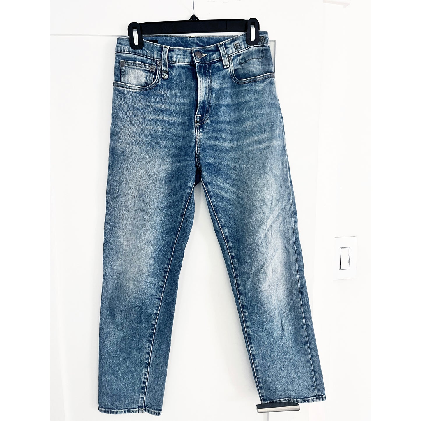 R13 "Shelley Slim" Jeans in Jasper Stretch, size 25