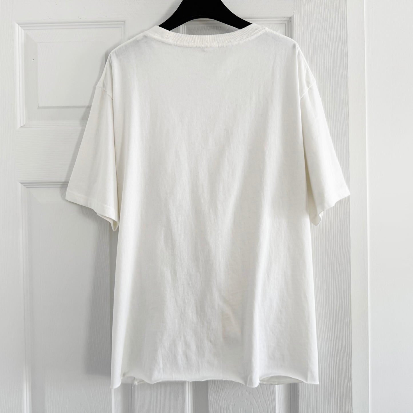 R13 Twist Front Tee Shirt in White, size Medium