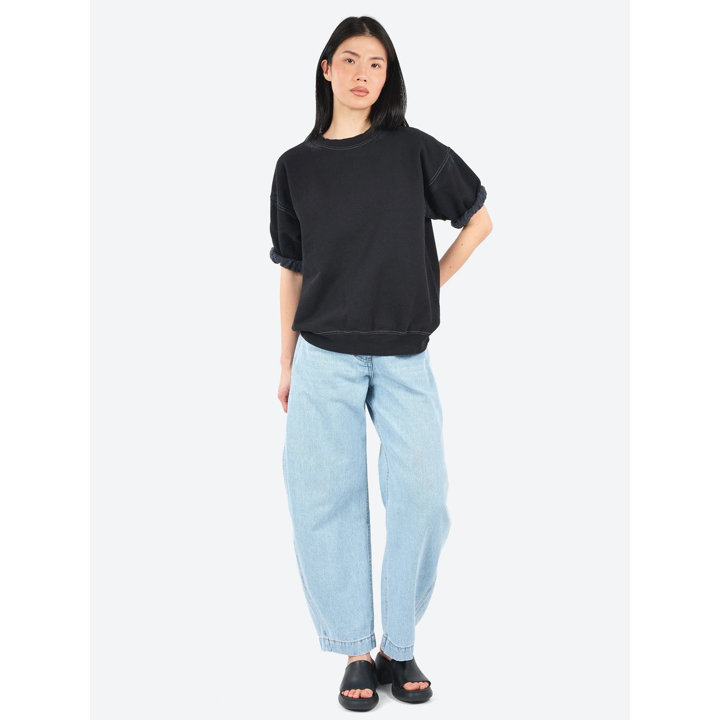 Rachel Comey "Stanza" Sweatshirt in Black, Size Medium